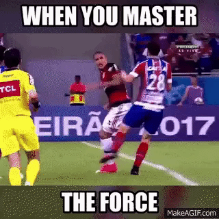 When you master the force in football gifs