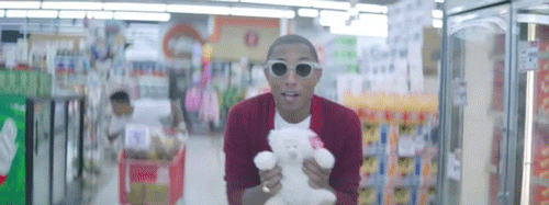 Image result for pharrell happy gif