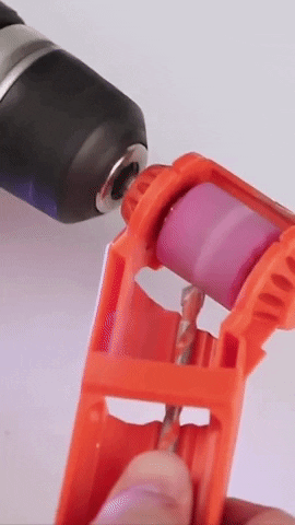 Drillpro Portable Drill Bit Sharpener 2-12.5mm Corundum Grinding Wheel Powered Tool For Drill Polishing