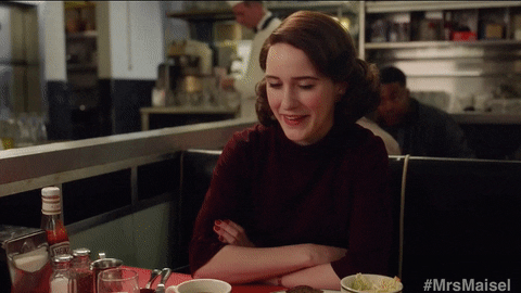 Rachel Brosnahan Thank You GIF by The Marvelous Mrs. Maisel - Find & Share on GIPHY