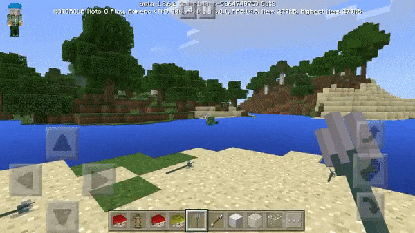 How to throw trident in minecraft pe