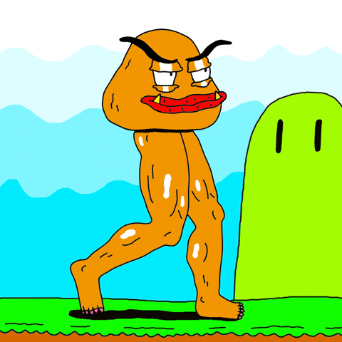 Super Mario Odyssey Goomba GIF by Lolcodybond
