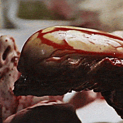 Alien chestburster gif