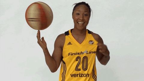 Briann January Spinning GIF by Indiana Fever