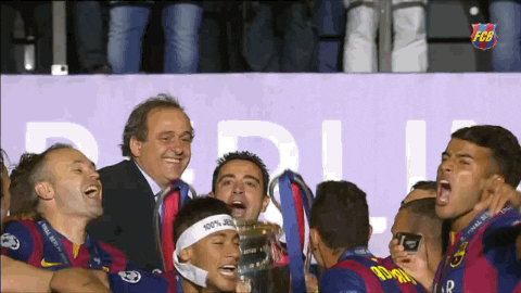 Barça ganando la Champions