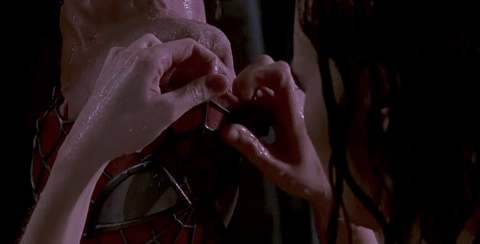 Spider Man Spiderman Kiss GIF - Find & Share on GIPHY