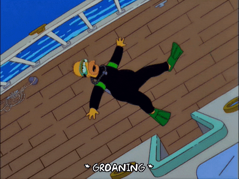 Homer Simpson Boat GIF - Find &amp; Share on GIPHY