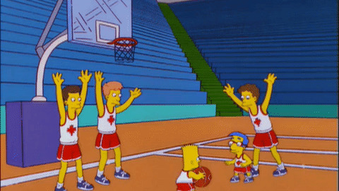 Bart Simpson Basketball GIF - Find & Share on GIPHY