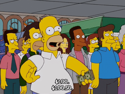 Homer Excited Price Is Right GIF - Find & Share on GIPHY