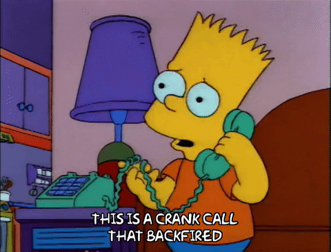 bart simpsons prank phone calls