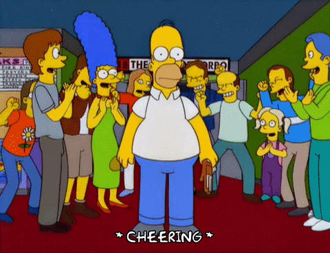 Celebrate Homer Simpson GIF - Find & Share on GIPHY
