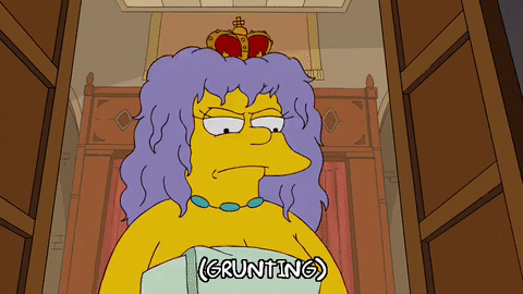 The Simpsons angry upset season 20 woman