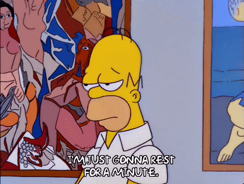 Tired Homer Simpson GIF - Find & Share on GIPHY