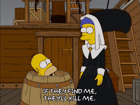 Los Simpson y el Mayflower