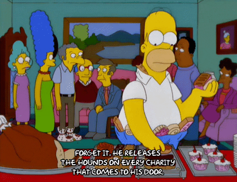 Homer Simpson Donuts GIF