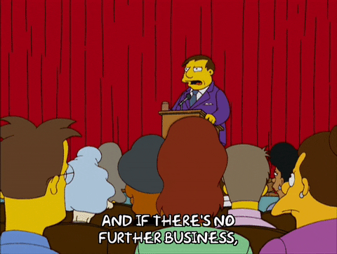 The Simpsons season 17 episode 21 stage speech