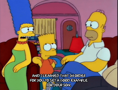 The Simpsons homer simpson bart simpson marge simpson season 5