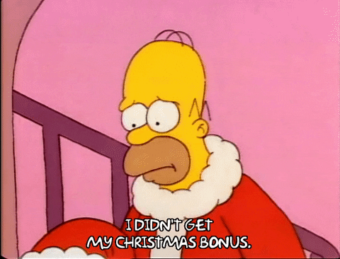 Homero diciendo que no consiguió su aguinaldo