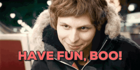 Michael Cera winking and 
