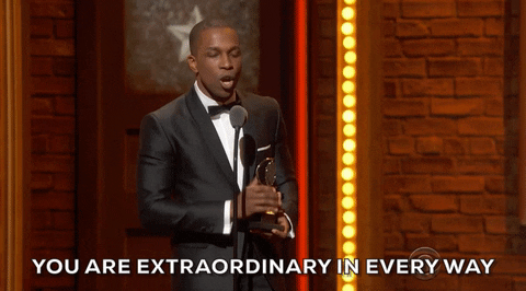 Tony Awards compliment leslie odom jr youre the best you are extraordinary in every way
