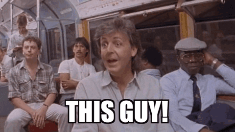 Point This Guy GIF by Paul McCartney - Find & Share on GIPHY