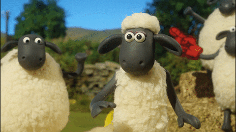 Shaun The Sheep Relief GIF by Aardman Animations