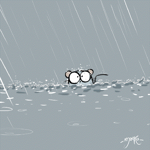 Rain Mouse GIF by marko Find & Share on GIPHY