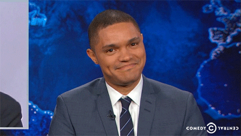 The Daily Show with Trevor Noah tv reaction smile comedy