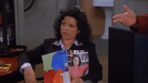 Elaine Benes Yes GIF by CraveTV - Find & Share on GIPHY