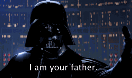Image result for darth vader i am your father gif