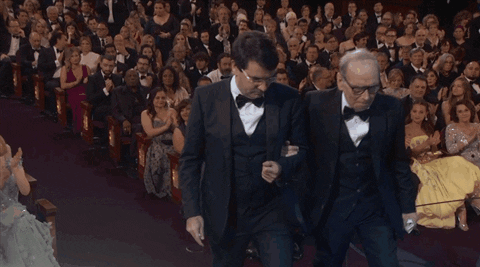 The Oscars oscars 2016 standing ovation ennio morricone
