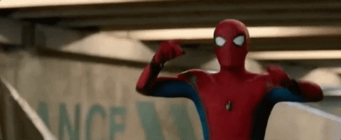 Image result for spiderman homecoming gif