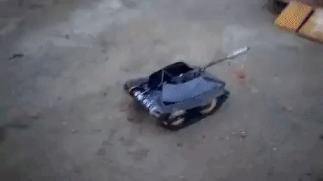 Homemade Tank in funny gifs