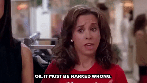 Ok It Must Be Marked Wrong Gretchen Wieners GIF - Find & Share on GIPHY