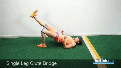 Single Leg Glute Bridge