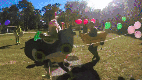 Backyard Mario Kart GIF - Find & Share on GIPHY