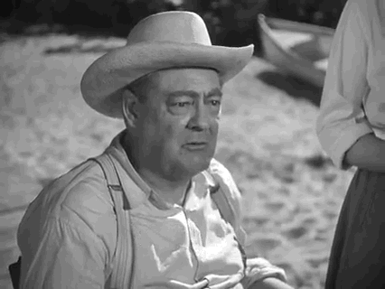 GIF from key Largo with words "We got a lot to talk about"