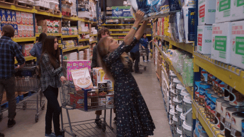 Sarah al supermercato