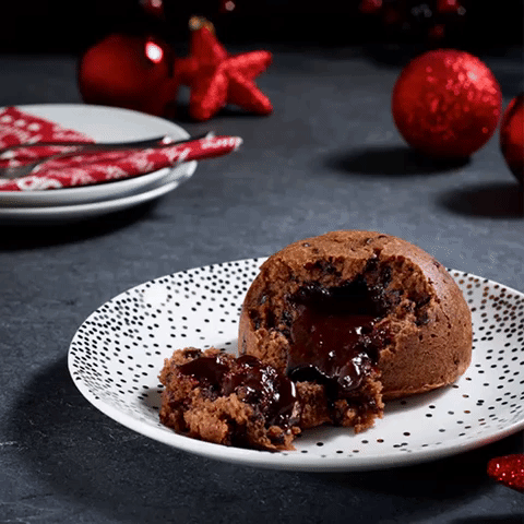 Christmas Pudding GIF by B&M Stores