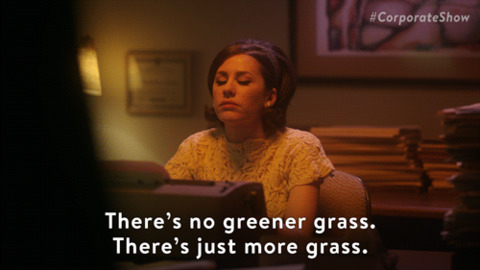 Grass Is Greener Comedy Gif By Corporate Find Share On Giphy