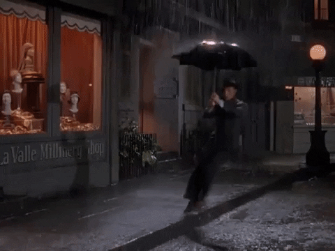 Raining Gene Kelly GIF - Find & Share on GIPHY