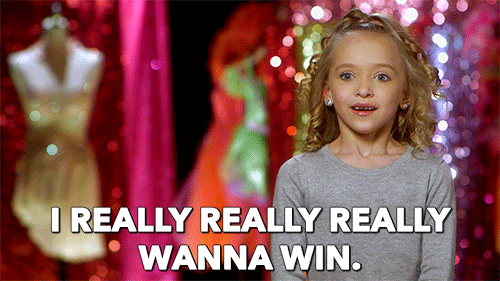 Best Growth Advice: Gif of a girl saying "I really really really wanna win."