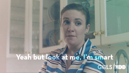 Im Smart And Amazing Lena Dunham GIF by Girls on HBO - Find & Share on GIPHY