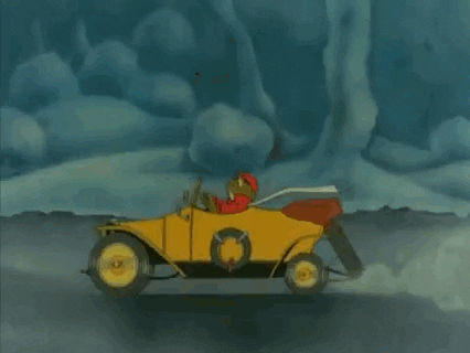 Warner Archive driving the wind in the willows animated cartoon