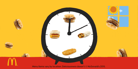 McDonald’s All Day Breakfast animated GIF 