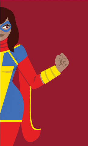 Ms. Marvel GIF by aaron frey  - Find & Share on GIPHY