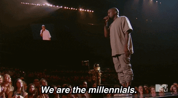 Kanye West Millennials GIF - Find & Share on GIPHY