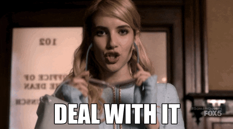 Emma Roberts Deal With It GIF by ScreamQueens