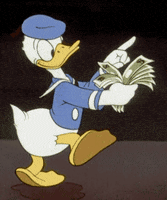 Donald Duck Money GIF - Find & Share on GIPHY