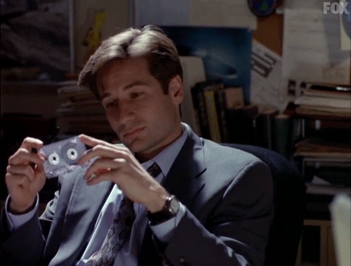 Listen David Duchovny GIF by The X-Files